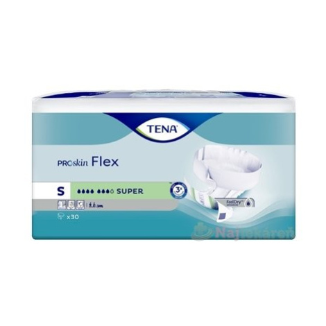 TENA Flex Super S, inkontinenčné nohavičky (veľ.S), 30ks