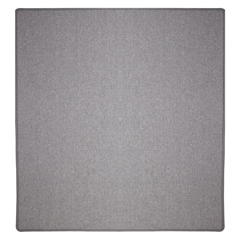 Kusový koberec Porto šedý čtverec - 100x100 cm Vopi koberce