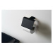 SONIA 166473 Zen držiak toaletného papiera s krytom, čierna