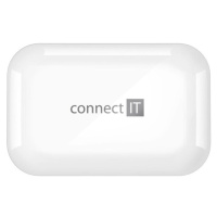 CONNECT IT True Wireless SonicBass slúchadlá biela