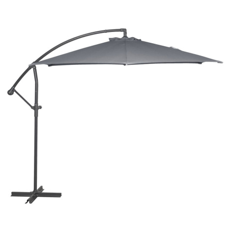 Sivý slnečník ø 300 cm Free Pole - Rojaplast