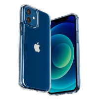 Silikónové puzdro Apple iPhone 12/12 Pro Spigen Ultra Hybrid Crystal Clear