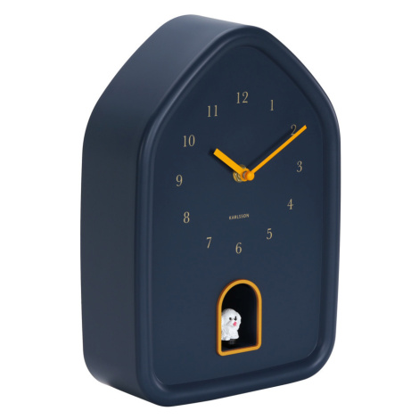 Nástenné hodiny Modern Doggy Karlsson KA6098DB, 30cm