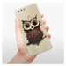 Odolné silikónové puzdro iSaprio - Owl And Coffee - Huawei Honor 8