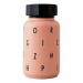 Ružová hliníková detská fľaša 330 ml – Design Letters