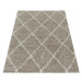 Kusový koberec Alvor Shaggy 3401 beige - 140x200 cm Ayyildiz koberce