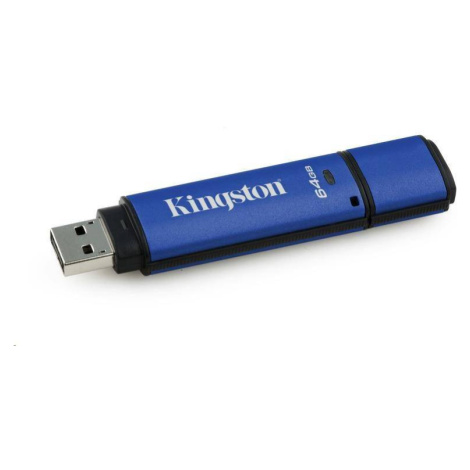 Kingston 64GB DataTraveler Vault Privacy 3.0 (USB 3.0) - bez antivírusového programu