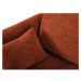 Oranžová rohová pohovka (pravý roh) Matera – Cosmopolitan Design