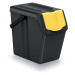 NABBI ISWB25S3 odpadkový kôš na triedený odpad (3 ks) 25 l čierna / kombinácia farieb