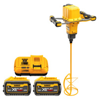 DEWALT 54V XR FLEXVOLT Aku miešadlo s dvojručnou rukoväťou, 2x 3,0/9,0 Ah DCD240X2-QW