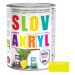 SLOVAKRYL - Univerzálna vodou riediteľná farba 0,75 kg 0611 - žltozelená