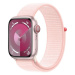 APPLE WATCH SERIES 9 GPS + CELLULAR 41MM PINK ALUMINIUM CASE WITH LIGHT PINK SPORT LOOP, MRJ13QC