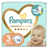 PAMPERS Premium Care plienky veľ. 3, 6-10 kg, 78 ks