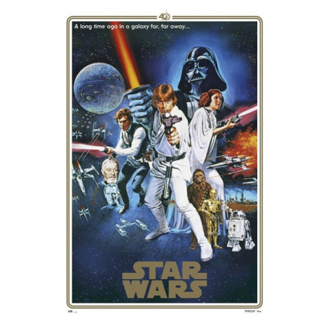 Plagát Star Wars - 40. Anniversary One Sheet B (124)