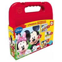 Detské puzzle Mickey Mouse Educa progresívne 25-20-16-12 dielov 16505