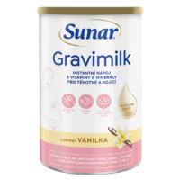 SUNAR Gravimilk s príchuťou vanilka pre tehotné a dojčiace ženy 450 g