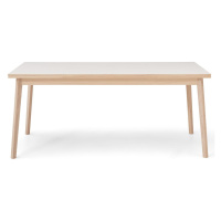 Rozkladací jedálenský stôl s bielou doskou Hammel Single 180 x 90 cm