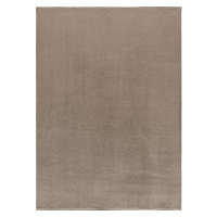 Hnedý koberec z mikrovlákna 120x170 cm Coraline Liso – Universal