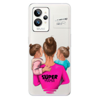 Odolné silikónové puzdro iSaprio - Super Mama - Two Girls - Realme GT 2 Pro