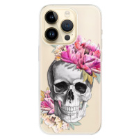 Odolné silikónové puzdro iSaprio - Pretty Skull - iPhone 14 Pro