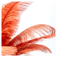 KARE Feather Palm lampa s perím, hrdzavočervená