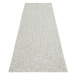 Biely/béžový vonkajší koberec behúň 200x80 cm - NORTHRUGS