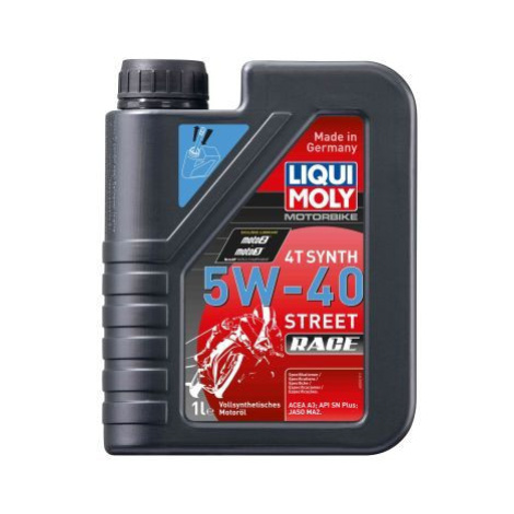 LIQUI MOLY Motorový olej Motorbike 4T Synth 5W-40 Street Race, 2592, 1L