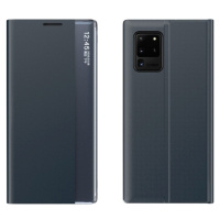 Xiaomi Redmi Note 9T 5G, puzdro s bočným otváraním, stojan s indikátorom hovoru, tenký prúžok, W