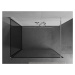 MEXEN/S - Kioto Sprchová zástena WALK-IN 100 x 80 cm, čierny vzor, chróm 800-100-212-01-70-080