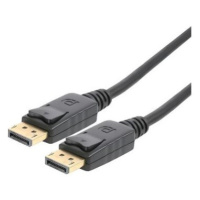 PremiumCord DisplayPort 2.0 prípojný kábel M/M, pozlátené konektory, 0,5m