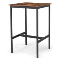 Sconto Barový stôl LEKSA VI hnedá/čierna