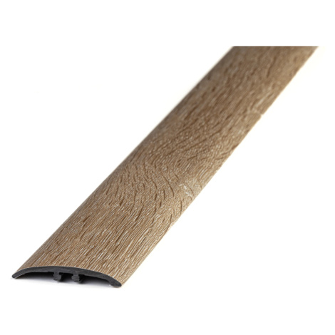 Podlahová přechodová lišta Multi Calgary 1,2m, 1200x40 mm, hnědá, Egibi