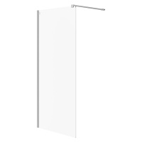 CERSANIT - Sprchová zástena WALK-IN MILLE 90X200, chróm, priehľadné sklo S161-006