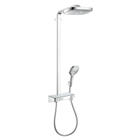 Hansgrohe Raindance Select E, Showerpipe 300 3jet s termostatom ShowerTablet Select 300, chrómov