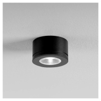 Egger LED stropné svietidlo Newton čierne 30° 3 000 K Ø 6,3 cm IP54