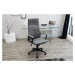LuxD Kancelárska stolička Roma Vintage šedá 125cm