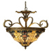 Štýl Tiffany – závesná lampa Anthia 2