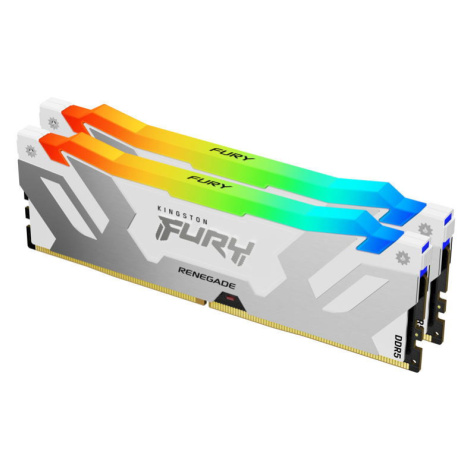 KINGSTON 32GB 7200MT/s DDR5 CL38 DIMM (Kit of 2) FURY Renegade RGB White XMP