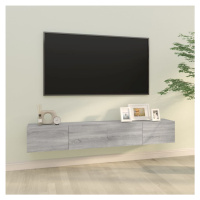 vidaXL Nástenné TV stolíky 2ks dub sonoma 100x30x30cm spracované drevo