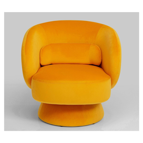 Orion otočné kreslo žlté Kare Design