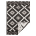 Kusový koberec Twin Supreme 103429 Malibu black creme – na ven i na doma - 160x230 cm NORTHRUGS 