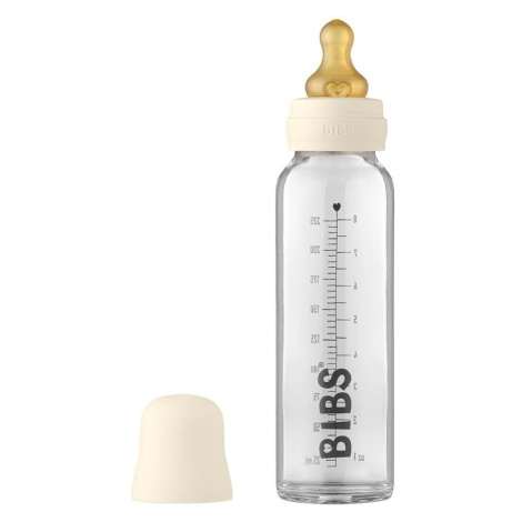 BIBS Baby Bottle sklenená fľaša Ivory 225 ml