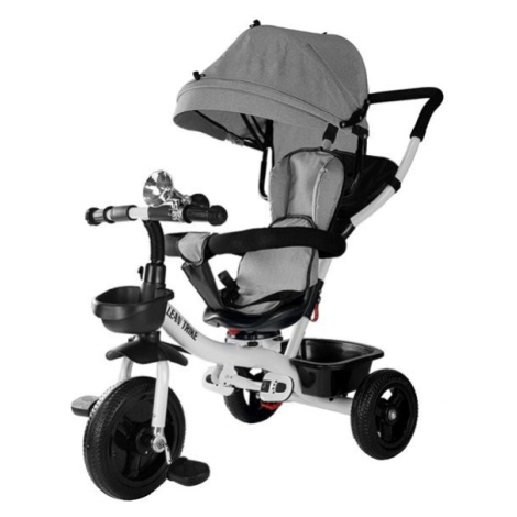 mamido Detská trojkolka PRO300 šedá