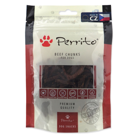 PERRITO Beef chunks pochúťka pre psov 100 g