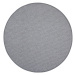 Kusový koberec Porto šedý kruh  - 80x80 (průměr) kruh cm Vopi koberce