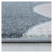 Dětský kusový koberec Funny 2101 pink kruh - 120x120 (průměr) kruh cm Ayyildiz koberce