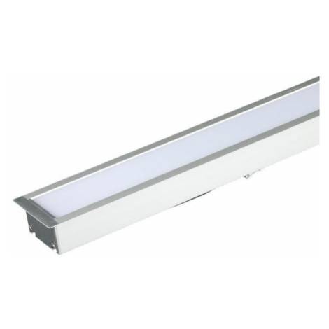 Linenárne LED zapustené svietidlo PRO 40W, 4000K, 3200lm, strieborné, VT-7-41 (V-TAC)