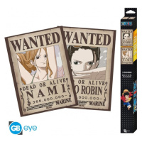 Set 2 plagátov One Piece - Wanted Nami & Robin (52x38 cm)