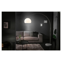 LuxD 16775 Dizajnová stojanová lampa Arch biela Stojanové svietidlo