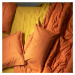 Oranžová bavlnená obliečka na perinu na jednolôžko 140x200 cm Basic – Happy Friday